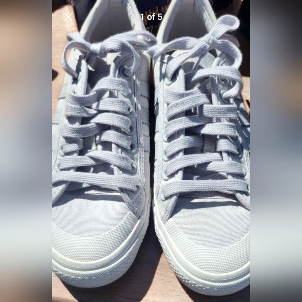 Adidas Nizza Size Women's 9 Light Grey